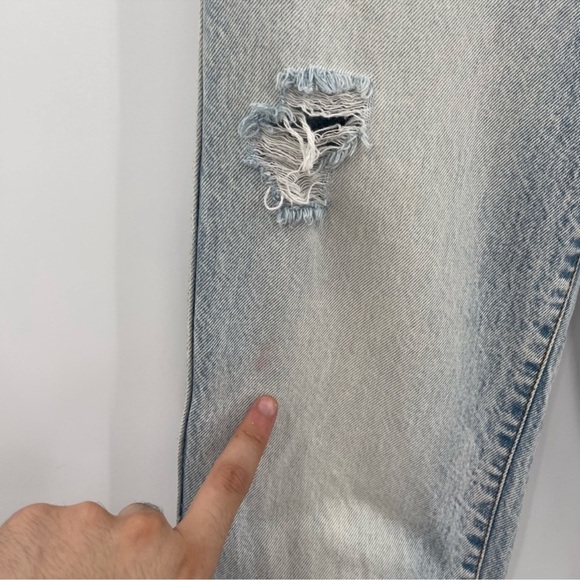 Revice denim revolve boyfriend ripped Jean size 25 - Picture 3 of 9